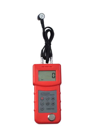 UM6700 Ultrasonic Thickness Gauge Tester Meter 1.0-300mm/0.05-11.8in(Steel)