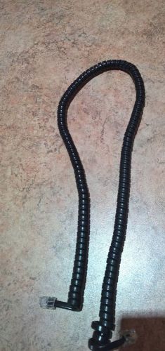 10 black phone handset cords - avaya nortel toshiba cisco polycom esi for sale