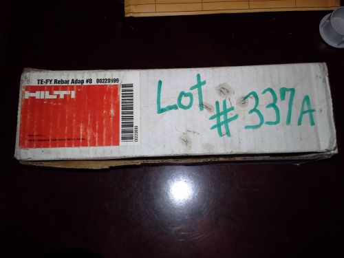 Hilti hvu rebar setting adapter #8 te-fy for sale