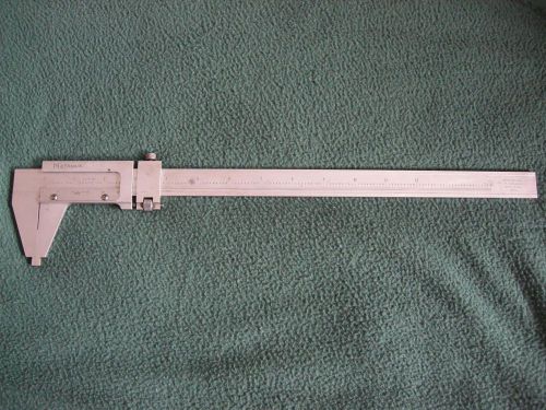 MACHINIST 12&#034; SCHERR TUMICO VERNIER, CALIPER - SATIN CHROME