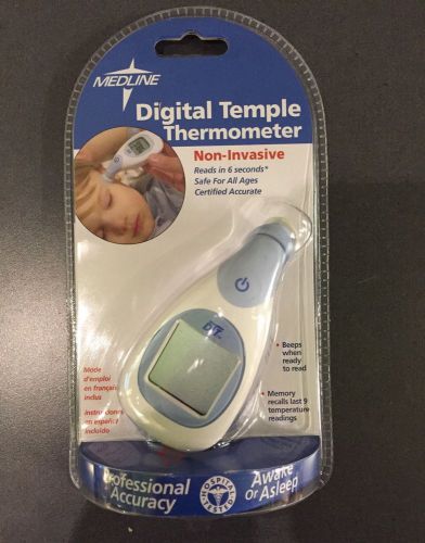 MEDLINE INSTANT READ DIGITAL TEMPLE THERMOMETER # MDS9698 Non-Invasive kids NIP!