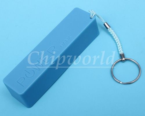 1pcs usb power bank case kit 18650 battery charger diy box blue color for sale