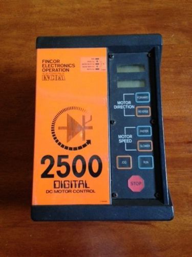 FINCOR 2500 DIGITAL DC MOTOR CONTROL, 2501 P1A-3 drive