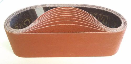 3M 3X24 80 GRIT 777F SANDING BELTS PACK OF 10 82317 NEW UNUSED