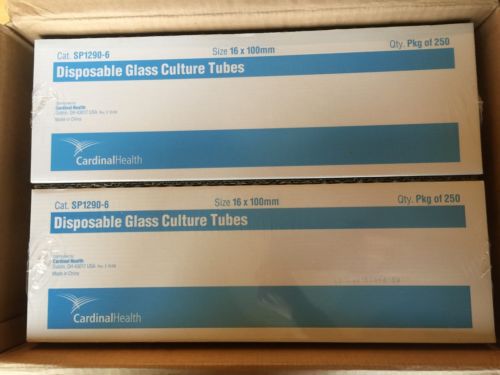 Disposable Glass Culture Tubes1000/16x100mm-Cardinal Health