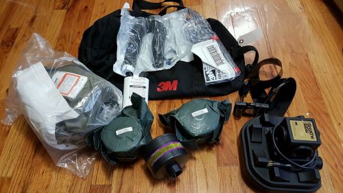 3M Breathe Easy Turbo PAPR 022-00-03 Air Respirator System Butyl Hood 2015/08