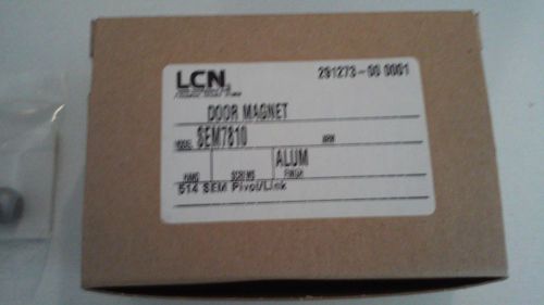 New LCN Model SEM7810 514 SEM Pivot/Link Door Magnet Aluminum