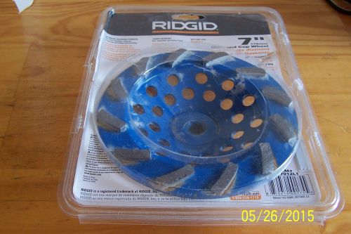 Ridgid 7 in. Blue 12-Segment Turbo Cup Grinding Wheel