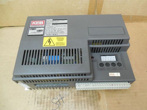 KEB Inverter Drive 07.F0.200-1228 07F02001228 1PH 240V 750W 1.8 KVA Used