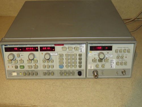 HP / AGILENT 8350A SWEEP OSCILLATOR &amp; 83522A RF PLUG-IN .01-2.4GHZ