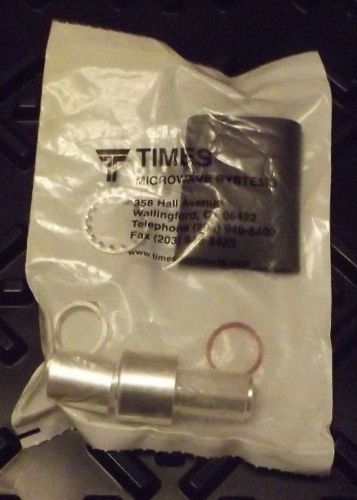 NEW Times Microwave EZ600-NF-BH (3190-616) N Femal Bulkhead EZ Connector LMR600