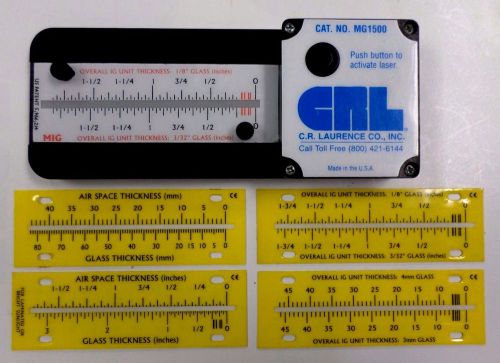 CRL Glass Thickness Gauge MG1500 Fraction Laser Scale