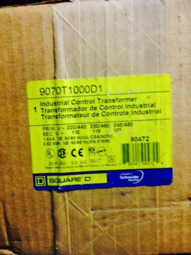 New Square D Industrial Control Transformer 9070T1000D1