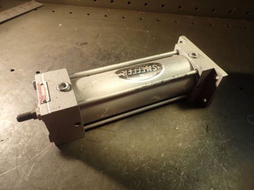 Sheffer Heavy Duty Pneumatic Air Cylinder Flange Mount 2-1/2&#034; Bore 6&#034; Stroke