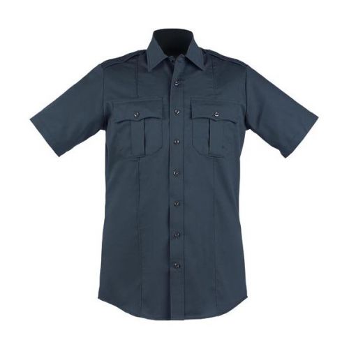 STYLE #: 8610-Z - SS ZIPPERED POLYESTER SHIRT COLOR: DARK NAVY