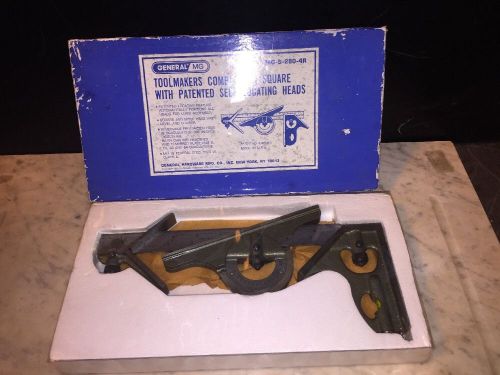 NOS General MG No. MG-S-280-4R Toolmakers 12&#034; Combination Square NIB MINT