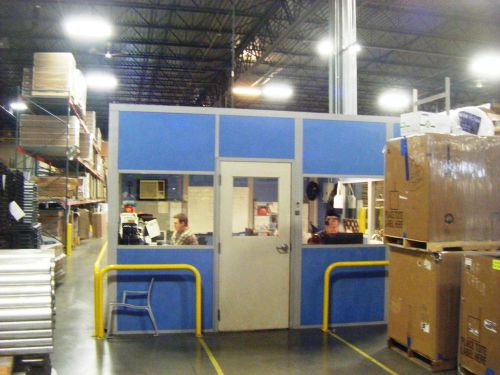 STARRCO In-Plant Modular Office, 13&#039;x13&#039; I.D., A/C, 110VAC, CAT5, sprinklered