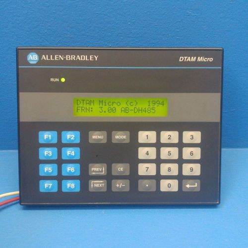 ALLEN BRADLEY 2707-M485P3 SERIES E REV A DTAM MICRO DATA LOADER INTERFACE PANEL