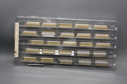 25pcs NEW NORCOMP D-SUB 25PIN SOLDER CUP CONNECTORS 172-025-102R001 (S19-T-159D)