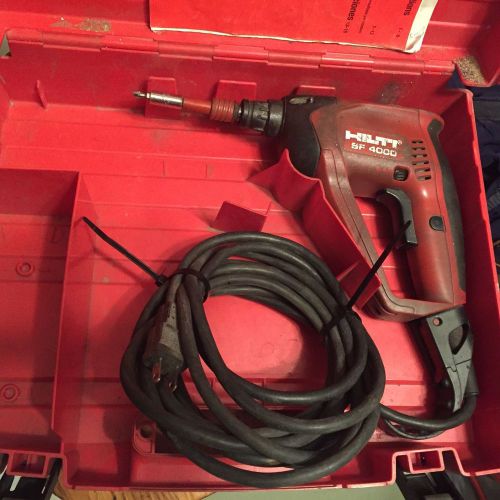 HILTI SF 4000 DRYWALL SCREW GUN AUTOMATIC FEEDER