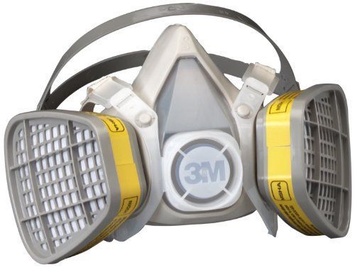 3M 5103 DUAL CARTRIDGE HALF-FACE RESPIRATOR SMALL Organic Vapor - Acid Gas NEW