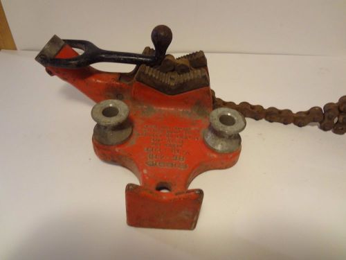 RIDGID MODEL BC-410 PIPE VISE 1/8&#034; TO 4&#034; CAPACITY  SHIPS FREE