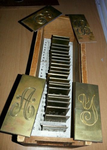 HERMES ENGRAVER  LETTER SET  *DELUXE* MONOGRAM