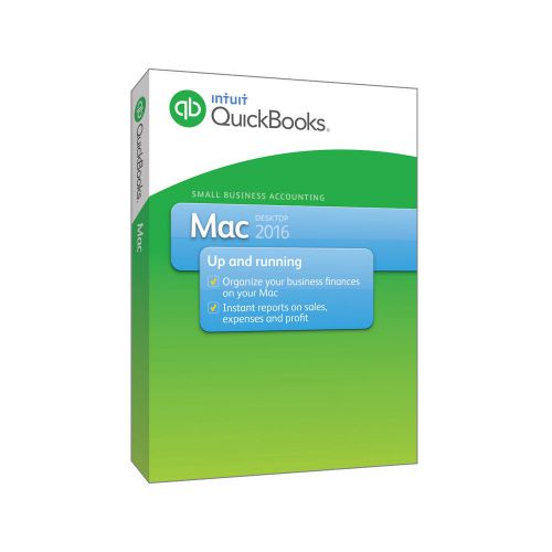 New quickbooks 2016 1-user for mac (new user) download!! for sale