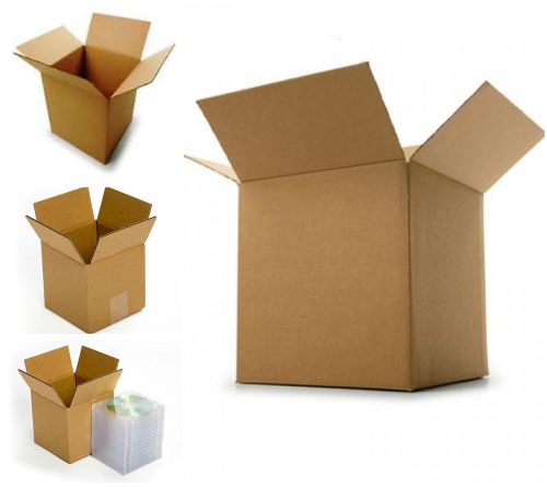 Pack of 25 cardboard boxes for shipping moving packing standard cube 6x6x6 for sale