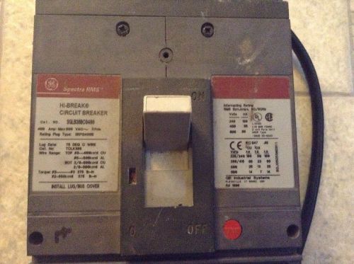 G.E. Spectra Circuit Breaker Sglb36bc0400 400a 3p