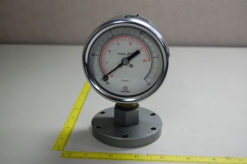 BOURDON HUENNI PRESSURE INDICATOR GAUGE 30PSI PN:78049