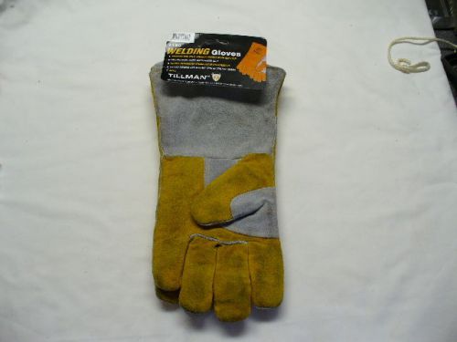 TILLMAN 1150 SPLIT COWHIDE LINED WELDING GLOVES..NEW.. SIZE LARGE .FREE SHIPPING