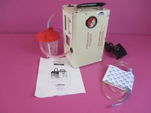 S-scort sscor/4 4500 aspirator vacuum suction pump portable ac/dc for sale