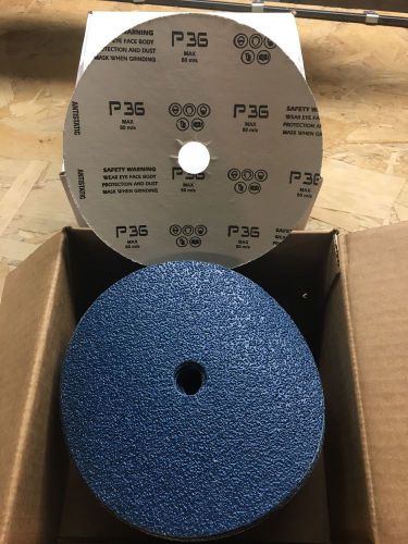 7&#034; X 7/8&#034; Floor Sanding Edger Discs Zirconia 36 Grit (50 Pieces)