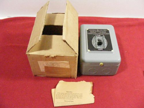 Vtg NOS General Electric Motor Starting Switch CR1062-B6