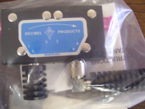 1- DECIBEL PRODUCTS DB4631-2B DUAL JUNCTION TUNABLE ISOLATOR 406-450MHZ NEW