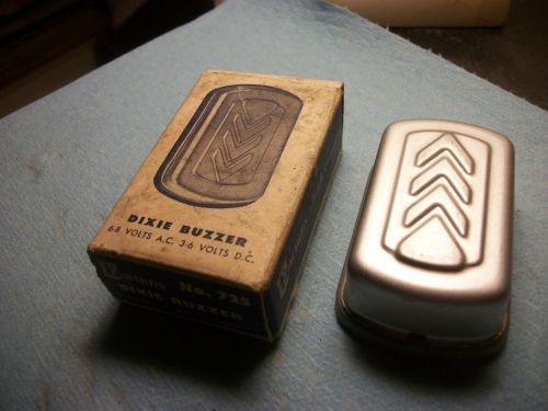 Vintage Edwards Dixie Buzzer #725, NOS Unused Buzzer with Box - Connecticut, USA