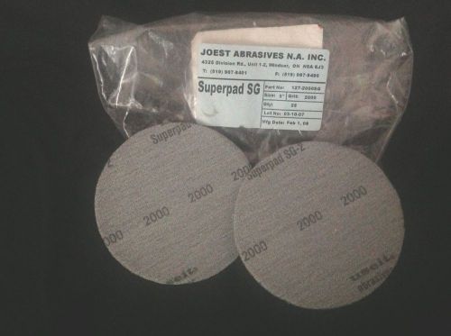 Joest Abrasive Superpad SF, 5&#034;, 1500 Grit