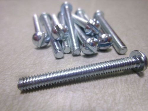 MACHINE SCREW 8-32X1 1/2 SLOTTED ROUND HEAD ZINC LAWSON 2624 QTY 55 #60387