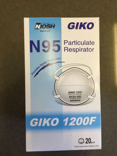 GIKO NIOSH Approved Particulate Respirator Surgical Dust Face Masks N95 20/Box