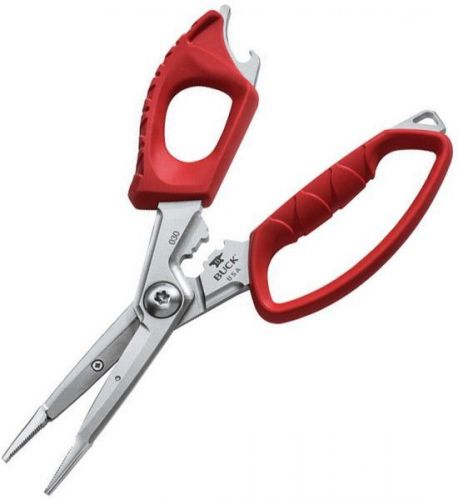 Buck BU030RDS Splizzors Multi Purpose Fishing Tool Red Handle 8.5&#034; Overall