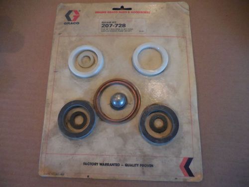 GRACO 207-728 REPAIR KIT FOR 20:1 BULLDOG &amp; 55:1 KING PUMPS, NEW IN ORIGINAL PAC