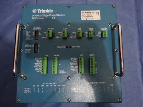 TRIMBLE ADVANCED SKEW CONTROL SYSTEM MODEL 571 151 420