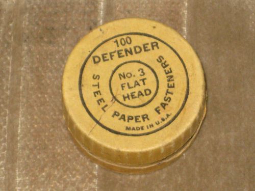 Vintage defender paper fasteners for sale