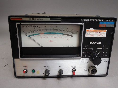 BALLANTINE 3440A RF MILLIVOLTMETER