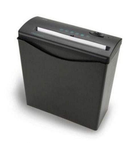 New Royal JS55 5-Sheet Strip Cut Paper Office Document Shredder with Basket