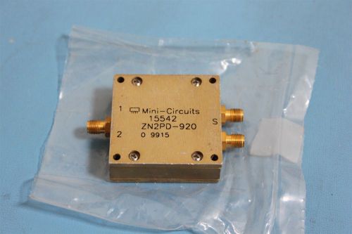 MINI CIRCUITS POWER/SPLITTER COMBINER 2-WAY ZN2PD-920 RF SMA 800-920MHZ