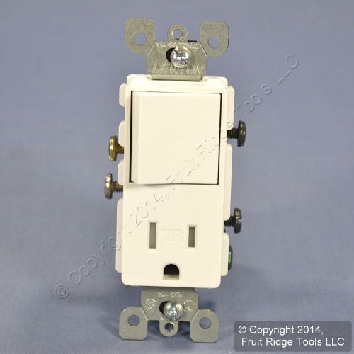 Leviton White TAMPER RESISTANT Decora Rocker Switch &amp; Receptacle Bulk T5625-W