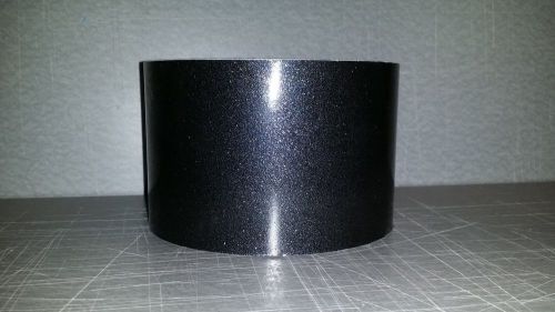 3.5&#034; X 50yd ULTRA METALLIC BLACK cast vinyl roll