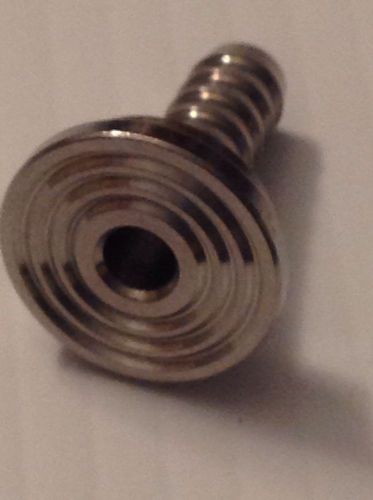 3/16-inch tail piece - stainless steel - draft beer kegerator hose fitting part for sale